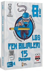 İSEM Yayıncılık İsem Yayınları 8. Sınıf LGS Fen Bilimleri 15 Deneme Video Çözümlü - İSEM Yayıncılık