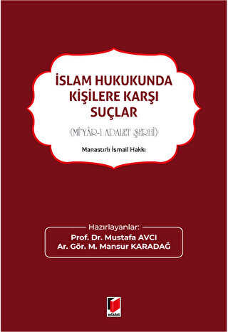 İslam Hukukunda Kişilere Karşı Suçlar - 1