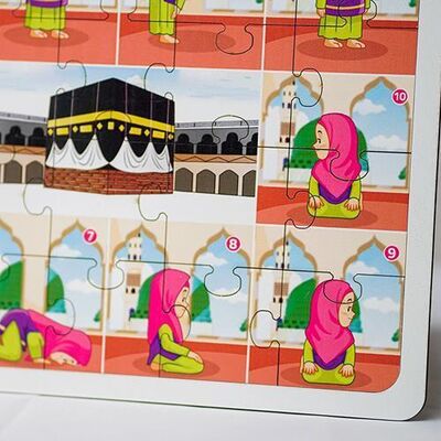 İslamı Öğreniyorum Puzzle Serisi - 2 Kız Namaz