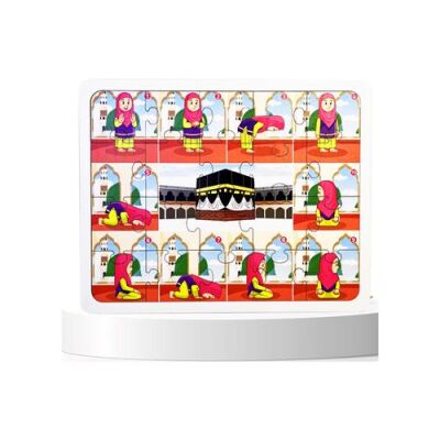 İslamı Öğreniyorum Puzzle Serisi - 2 Kız Namaz - 2