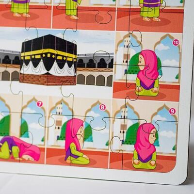 İslamı Öğreniyorum Puzzle Serisi - 2 Kız Namaz - 3