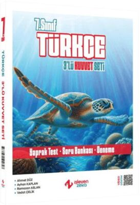 İşleyen Zeka Yayınları 7. Sınıf Türkçe 3`lü Kuvvet Serisi Seti - 1
