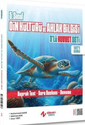 İşleyen Zeka Yayınları İşleyen Zeka 5. Sınıf Din Kültürü ve Ahlak Bilgisi 3 lü Kuvvet Serisi Seti - 1