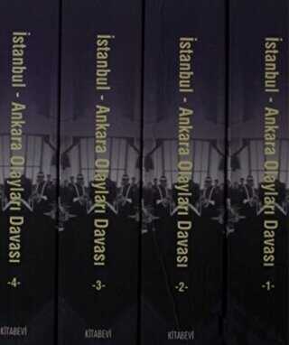 İstanbul - Ankara Olayları Davası 4 Kitap Takım - Kitabevi Yayınları