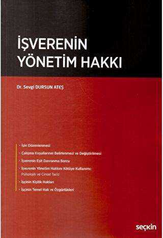 İşverenin Yönetim Hakkı - Seçkin Yayıncılık