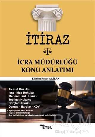 İtiraz İcra Müdürlüğü Konu Anlatımı - Temsil Kitap