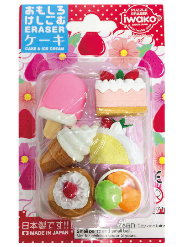 Taros Iwako - Cake & Ice Cream Brister Pack Er-981011