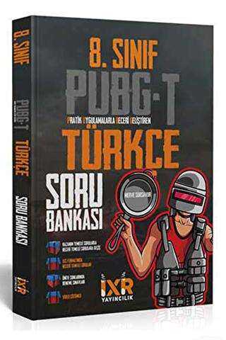 İxir Yayıncılık İxir 2023 8. Sınıf PUBG - T Türkçe Soru Bankası