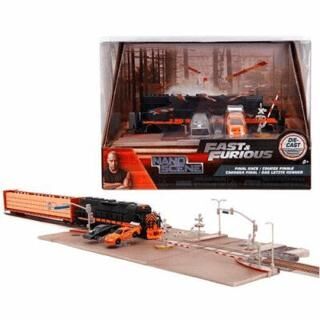 Jada Fast & Furious Nano Train Scene Diorama - 1