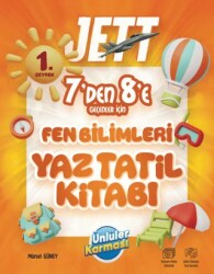 Jett 7`den 8`e Geçenler için Fen Bilimleri Yaz Tatil Kitabı - Ünlüler Karması