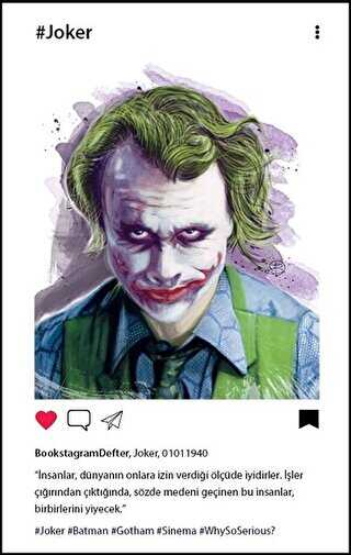 Joker Bookstagram Defter - Aylak Adam Kültür Sanat Yayıncılık
