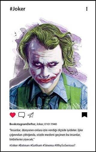 Joker Bookstagram Defter