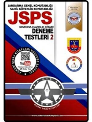 Askeri Sınav Kitapları JSPS Sınavına Hazırlık Kitabı 5 Deneme Testi