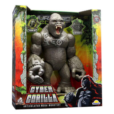 Jurassic Clash Siber Goril 27 cm. - 4