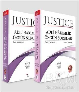 Kuram Kitap Justice Adli Hakimlik Özgün Sorular 2 Cilt Takım - Kuram Kitap