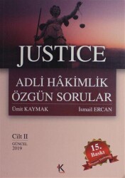 Kuram Kitap Justice Adli Hakimlik Özgün Sorular Cilt: 2 - Kuram Kitap