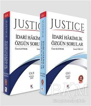 Kuram Kitap Justice İdari Hakimlik Özgün Sorular 2 Cilt Takım