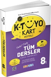 Katyon Yayınları K-Tüyo Kart Destekli Hedef 1 Fazla Tüm Dersler Soru Bankası 8. Sınıf - Katyon Yayınları