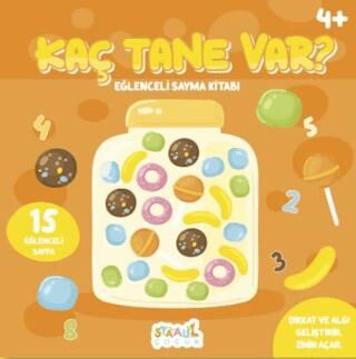 Kaç Tane Var? Sayma Kitabı - 4+ Yaş Aktivite Kitabı - Okul Öncesi Etkinlik - 1