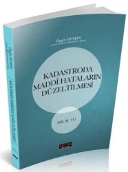 Kadastroda Maddi Hataların Düzeltilmesi - Savaş Yayınevi