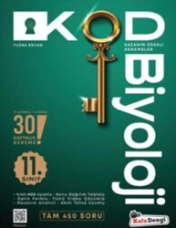 11. Sınıf Kod Biyoloji Kazanım Odaklı Denemeleri - Kafa Dengi Yayınları