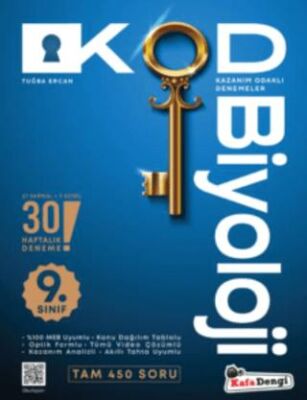 Kafa Dengi Yayınları 9. Sınıf Biyoloji KOD 30 Deneme - 1