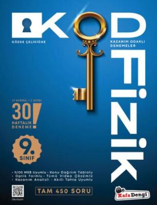 Kafa Dengi Yayınları 9. Sınıf Fizik KOD 30 Deneme - 1