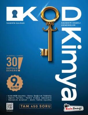 Kafa Dengi Yayınları 9. Sınıf Kimya KOD 30 Deneme - 1