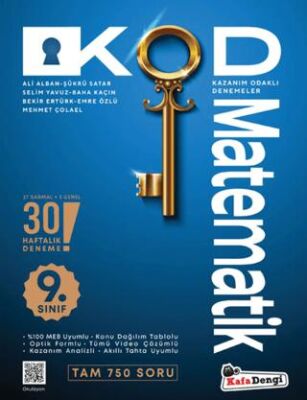 Kafa Dengi Yayınları 9. Sınıf Matematik KOD 30 Deneme - 1