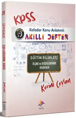 Dizgi Kitap Kafadar 2022 KPSS Eğitim Bilimleri Akıllı Defter Ölçme ve Değerlendirme - Rehberlik - 1