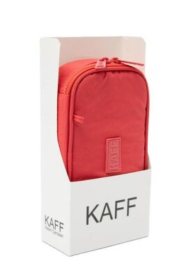 Kaff 01110 Krinkıl Kumaş Yıkanabilir Çift Bölmeli Gözlü Kalemlik Kalem Kutusu - Somon - 2