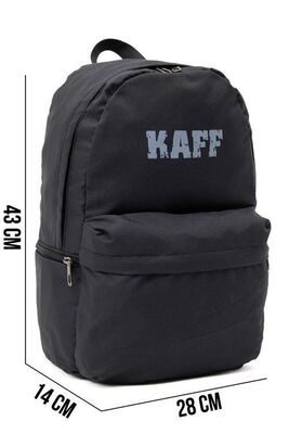 Kaff 20209 Unisex Laptop Bölmeli Çok Gözlü Sırt Çantası - Siyah - 4