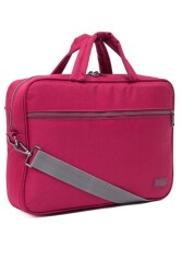 Kaff Unisex 15.6`` Suya ve Darbeye Dayanıklı Fonksiyonel Bilgisayar Çantası - Bordo - Gül Çanta