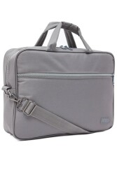 Kaff Unisex 15.6`` Suya ve Darbeye Dayanıklı Fonksiyonel Bilgisayar Çantası - Gri - Gül Çanta