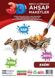 Kağnı Ahşap Maket - Halk Kitabevi