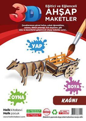 Kağnı Ahşap Maket - 1