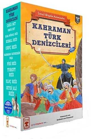 Kahraman Türk Denizcileri Seti 10 Kitap Takım