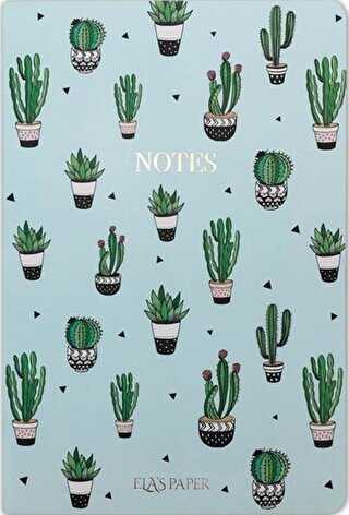 Kaktüs Mavi - Defter - Elaspaper
