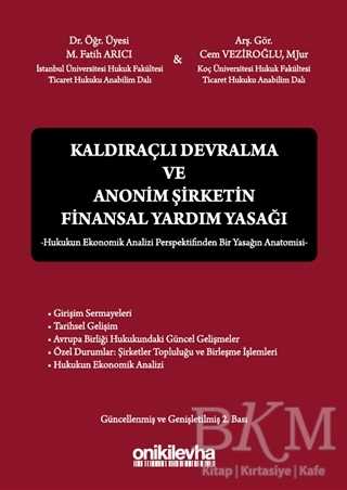 Kaldıraçlı Devralma ve Anonim Şirketin Finansal Yardım Yasağı - On İki Levha Yayınları