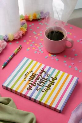 Kalipso 14x20 Live Çizgili 192 Sayfa Sert Kapak Butik Defter - 1