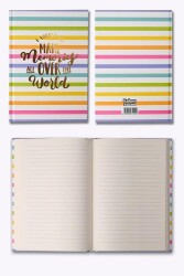 Kalipso 14x20 Live Çizgili 192 Sayfa Sert Kapak Butik Defter - 3