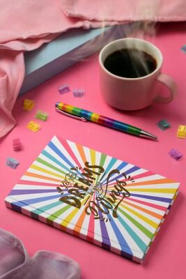 Kalipso 14x20 Memories Çizgili 192 Sayfa Sert Kapak Butik Defter - 1