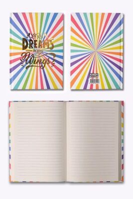 Kalipso 14x20 Memories Çizgili 192 Sayfa Sert Kapak Butik Defter - 3