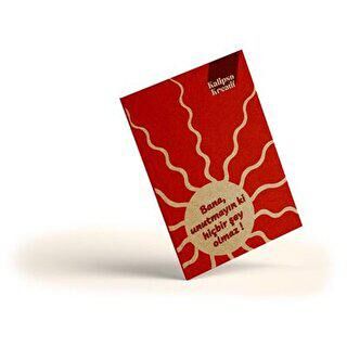 Kalipso Bana Unutmayın ki 13x20 196 Sayfa Çizgisiz Butik Defter - 1