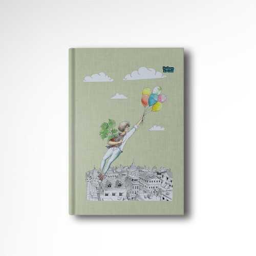 Kalipso Hakan Çapkan 14x20 Balon Çizgili Butik Defter - 1