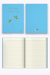 Kalipso Pastel Mavi Sert Kapak 14x20 192 Sayfa Defter - 3