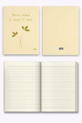 Kalipso Pastel Sarı Sert Kapak 14x20 192 Sayfa Defter - 3