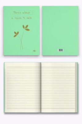 Kalipso Pastel Su Yeşili Sert Kapak 14x20 192 Sayfa Defter - 3