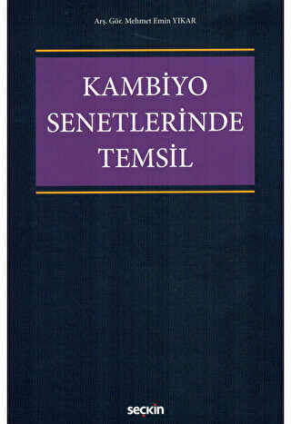 Kambiyo Senetlerinde Temsil - 1