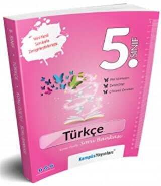 Kampüs Yayınları 5. Sınıf Türkçe Konu Özetli Soru Bankası